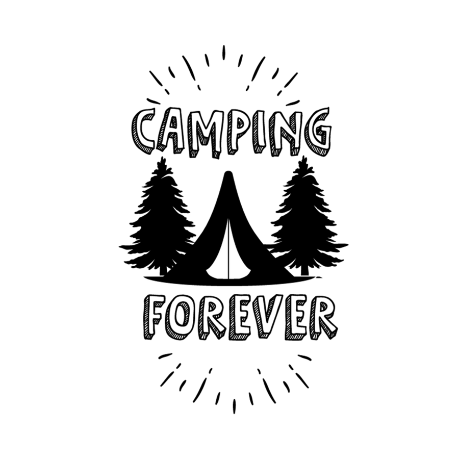 Camping Forever - Ready To Press DTF Transfers - Buy Bulk DTF