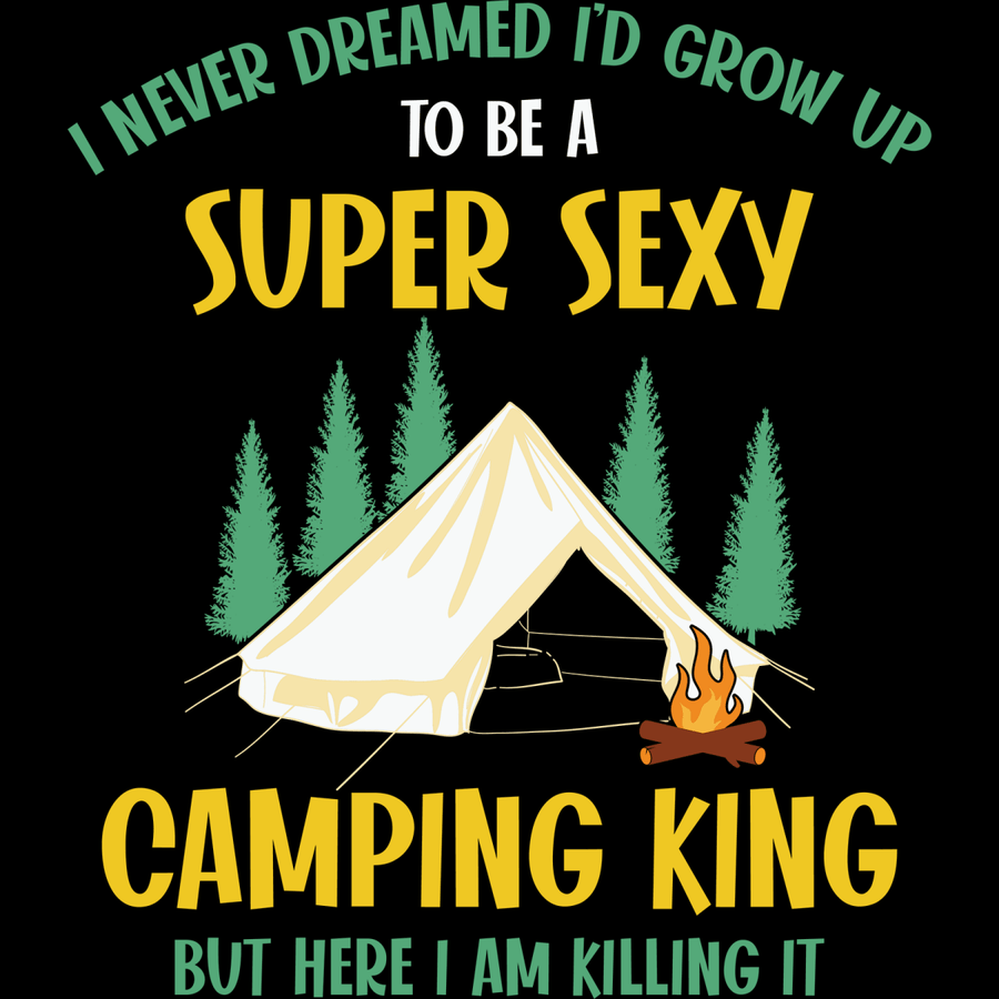 Camping King - Ready To Press DTF Transfers - Buy Bulk DTF