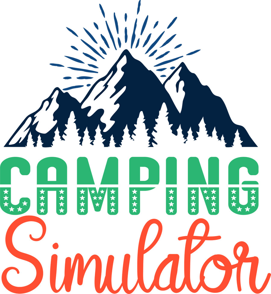Camping Simulator - 1009 Ready to Press DTF Transfer - Buy Bulk DTF