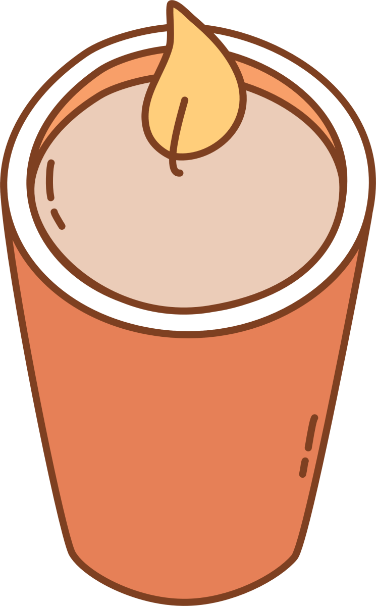 Candle - Orange - Container - Ready To Press DTF Transfer - Buy Bulk DTF