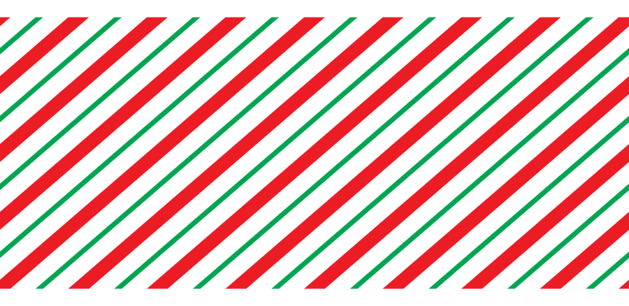 Candy Cane Pattern UV DTF Libbey Glass Wrap - Buy Bulk DTF