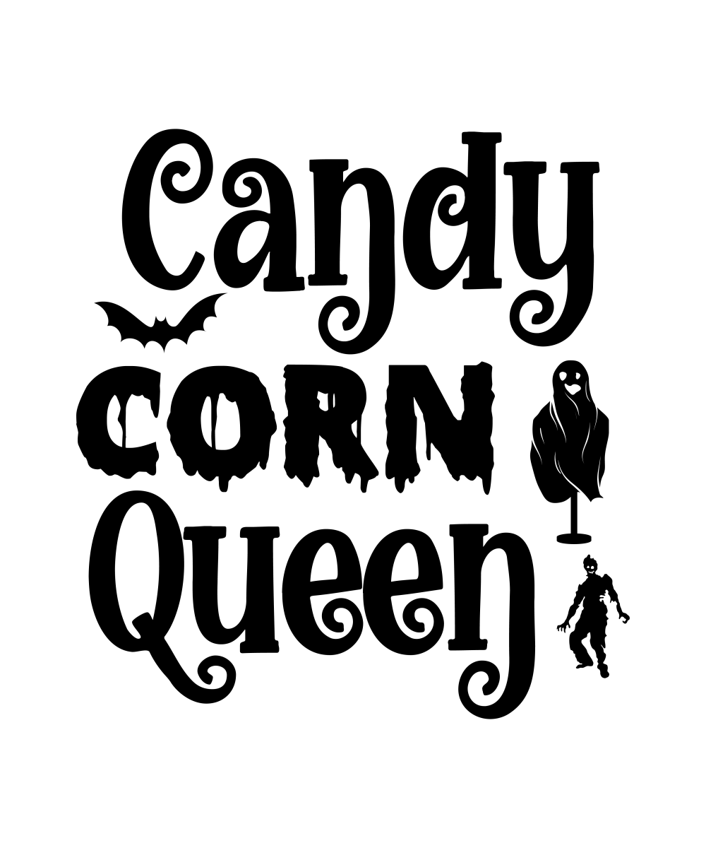 Candy Corn Queen 1 - 01 Ready To Press DTF Transfer - Buy Bulk DTF