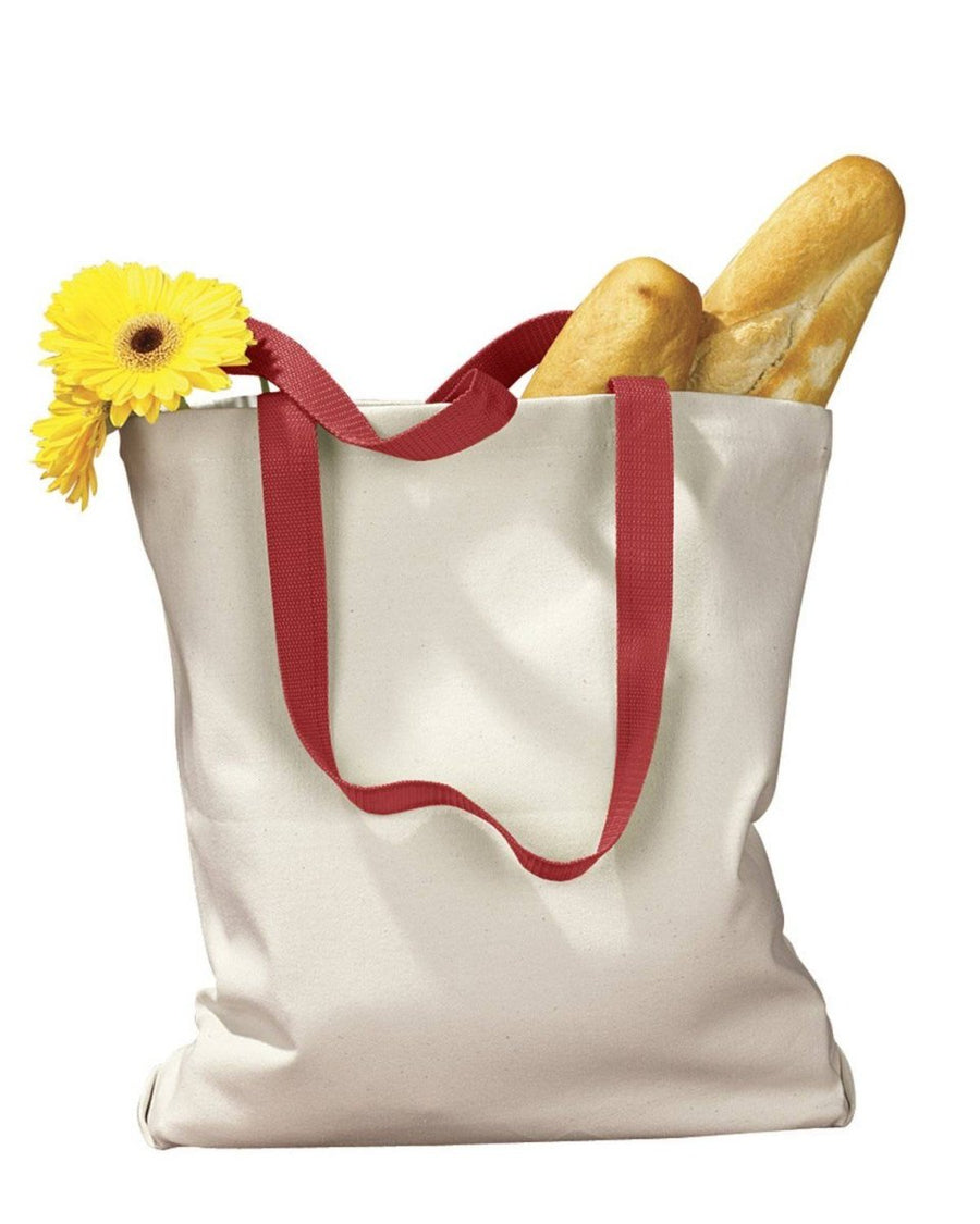 Canvas Tote with Contrasting Handles - Buy Bulk DTF