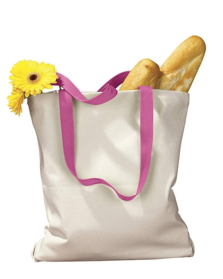Canvas Tote with Contrasting Handles - Buy Bulk DTF