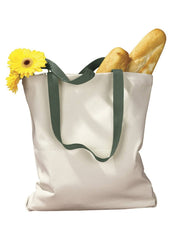 Canvas Tote with Contrasting Handles - Buy Bulk DTF