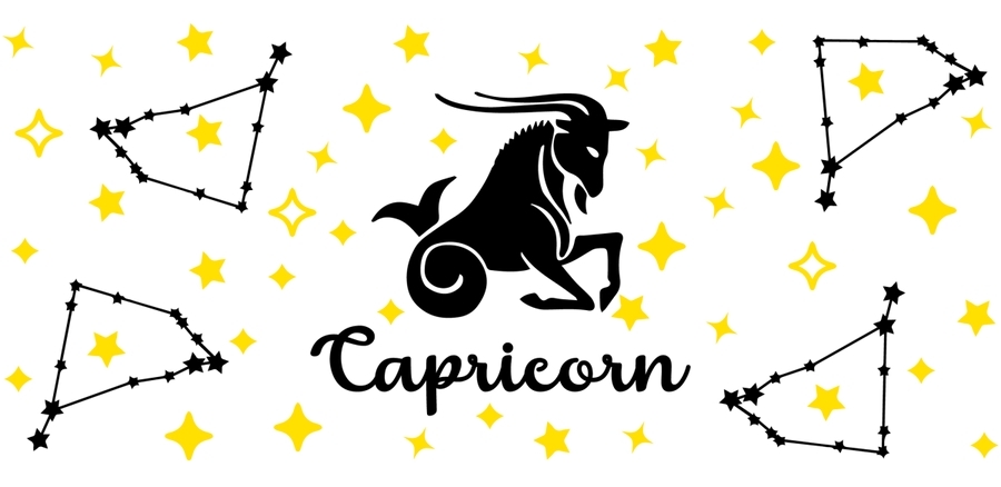 Capricorn - UV DTF Libbey Glass Wrap - Buy Bulk DTF