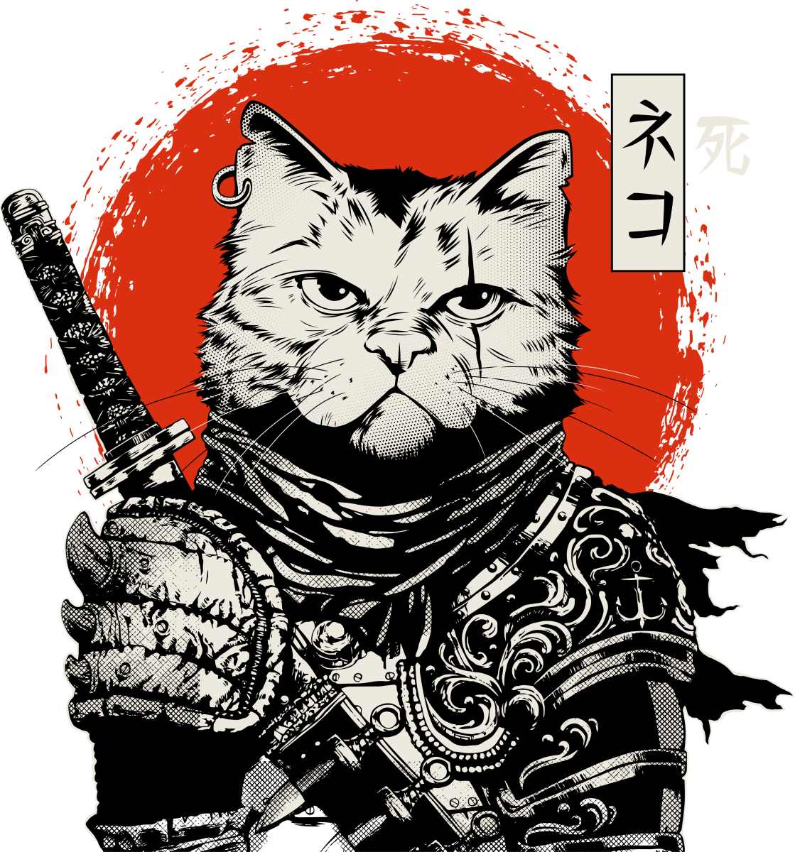 CATANA OF DEATH Ready To Press DTF Transfer - Buy Bulk DTF