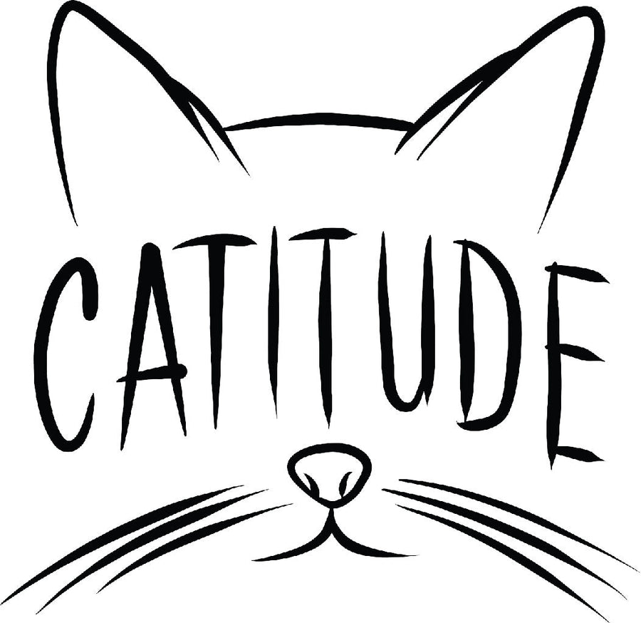 Catitude - Ready To Press DTF Transfer - Buy Bulk DTF