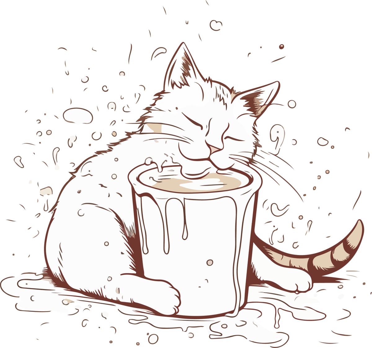 Catnip & Cappuccino - Ready to Press DTF Transfers - Buy Bulk DTF