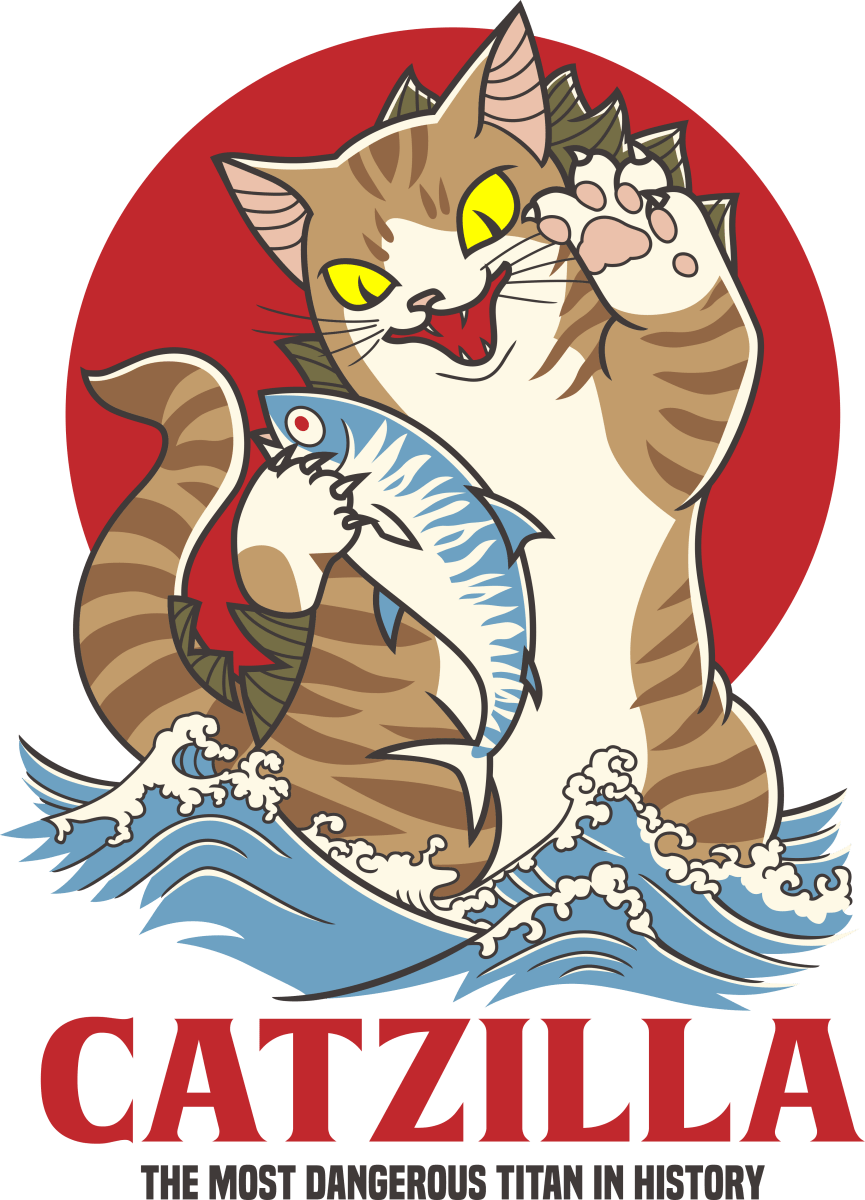 CATZILLA - Ready To Press DTF Transfer - Buy Bulk DTF