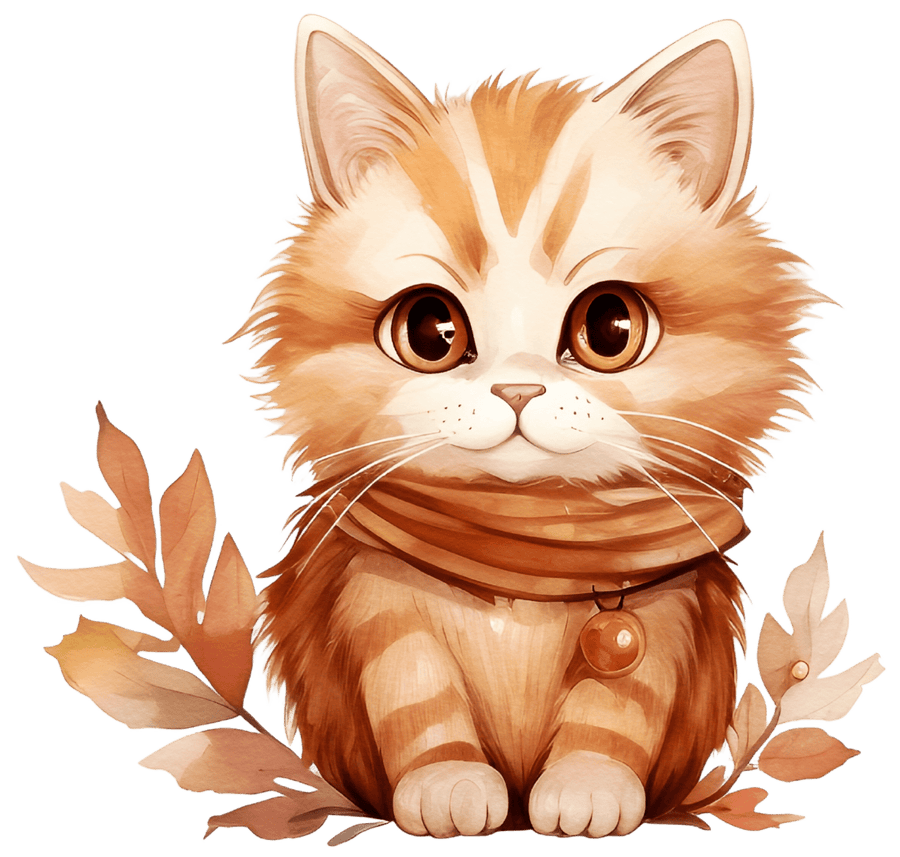 Charming Christmas Cat Watercolor Ready to Press DTF Transfers - Buy Bulk DTF