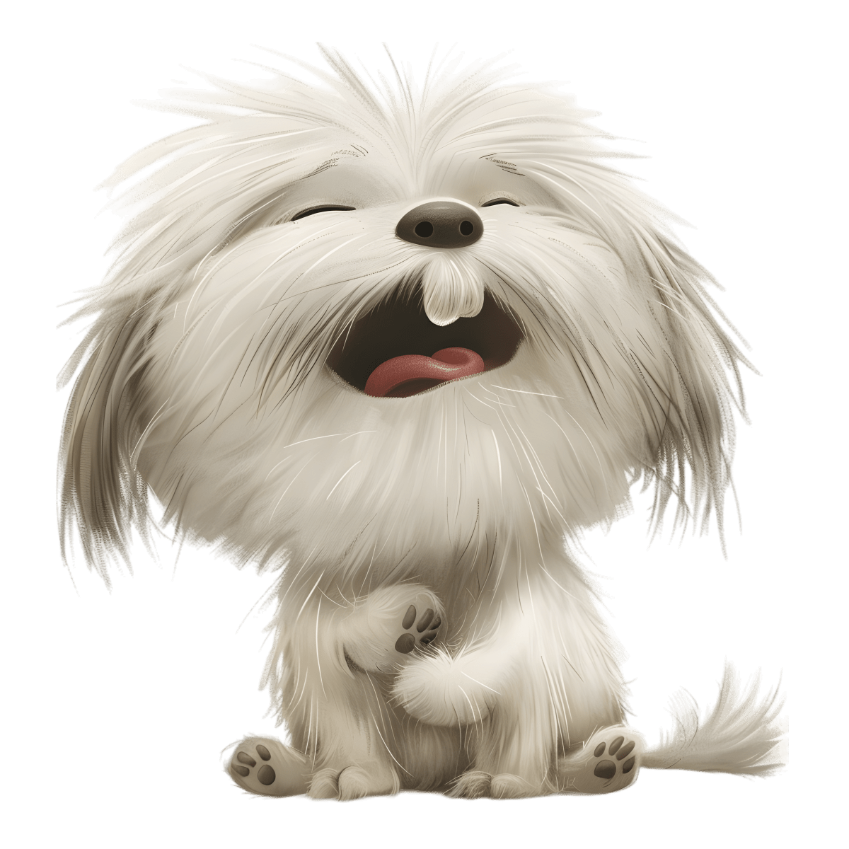 Cheeky Shih Tzu - Ready To Press DTF Transfers - Buy Bulk DTF