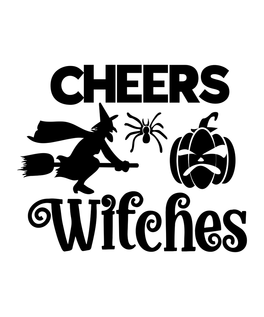 Cheers Witches - 01 Ready To Press DTF Transfer - Buy Bulk DTF