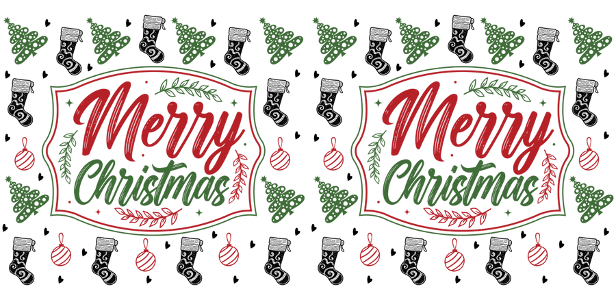 Christmas Crystals Series UV DTF Libbey Glass Wrap - Buy Bulk DTF