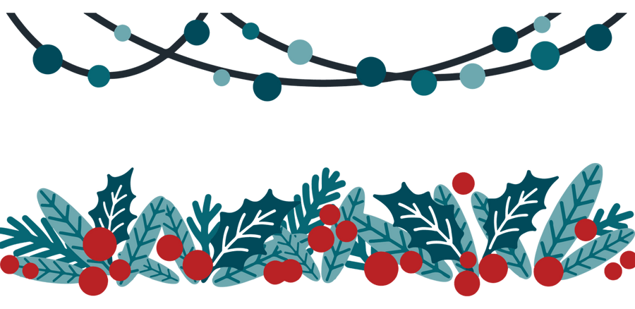 Christmas Leaf UV DTF Libbey Glass Wrap - Buy Bulk DTF