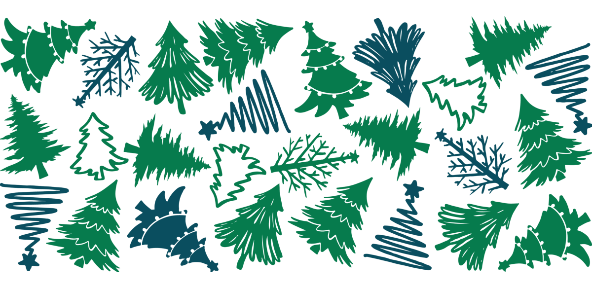 Christmas Tree UV DTF Libbey Glass Wrap - Buy Bulk DTF