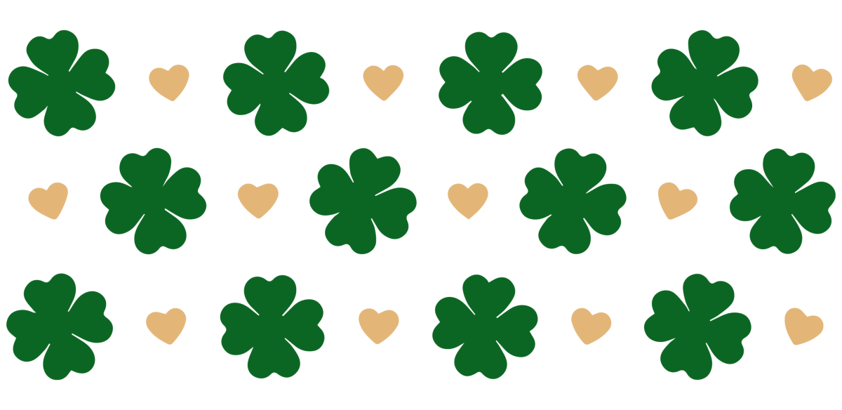 Clover Heart - UV DTF Libbey Glass Wrap - Buy Bulk DTF