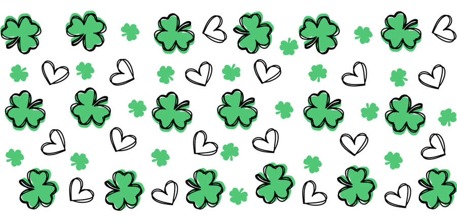 Clover Leaf - UV DTF Libbey Glass Wrap - Buy Bulk DTF