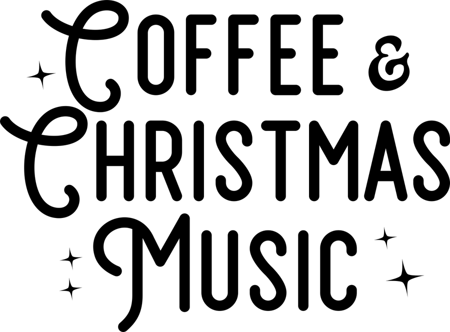 Coffee and Christmas Music Ready To Press DTF Transfer - Buy Bulk DTF