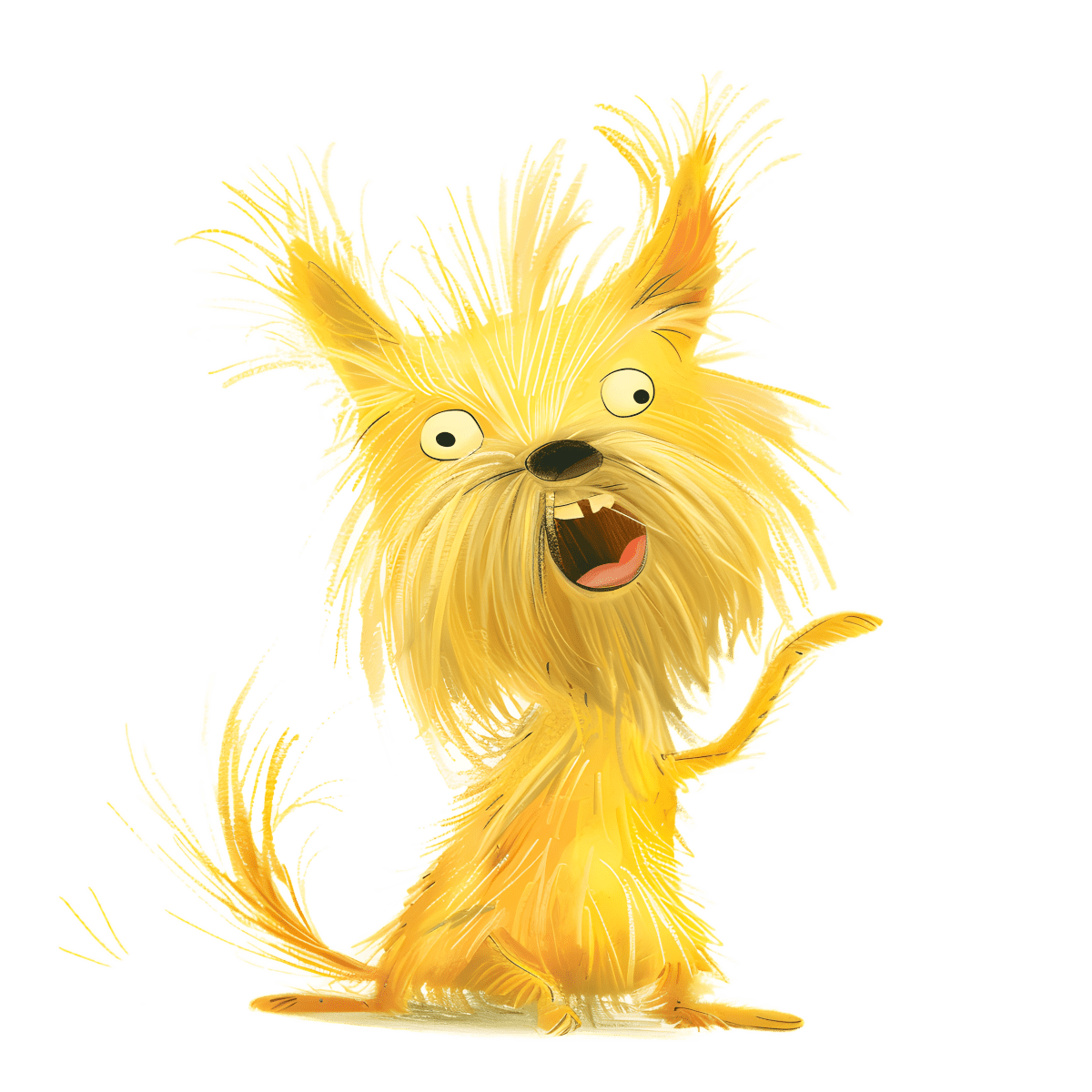 Comical Yorkie - Ready To Press DTF Transfers - Buy Bulk DTF