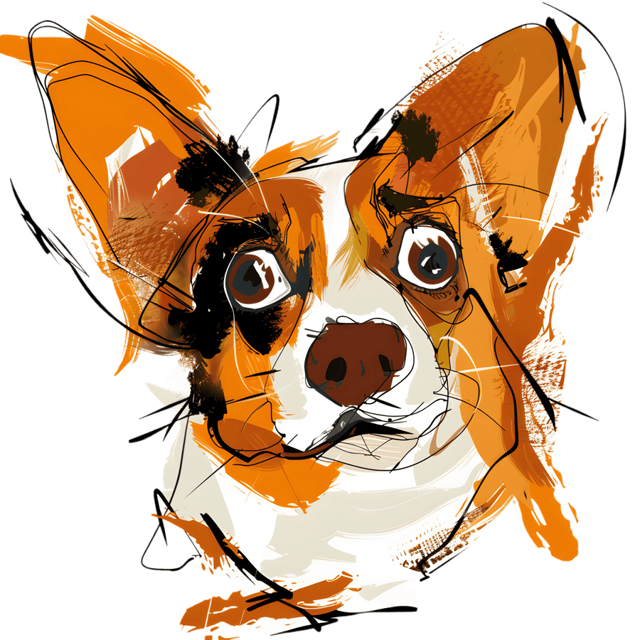 Corgi Cartoon - Ready To Press DTF Transfers - Buy Bulk DTF