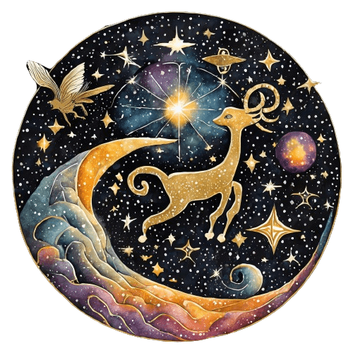 Cosmic Astrology Clip - Ready To Press DTF Transfers - Buy Bulk DTF