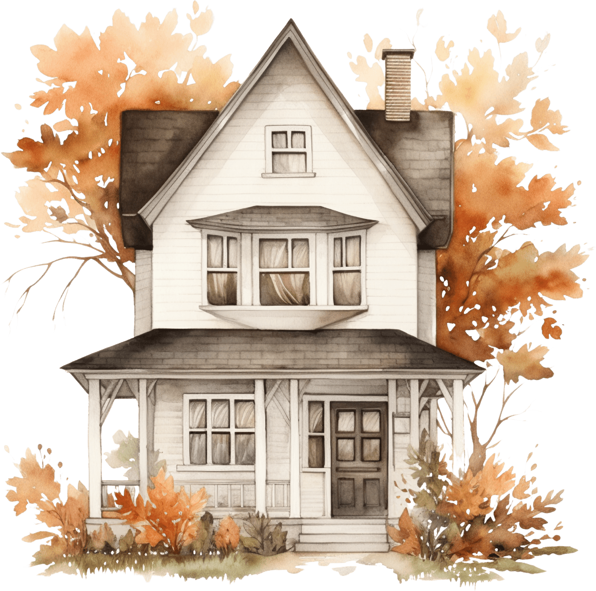 Cottage 02 - Ready To Press DTF Transfers - Buy Bulk DTF