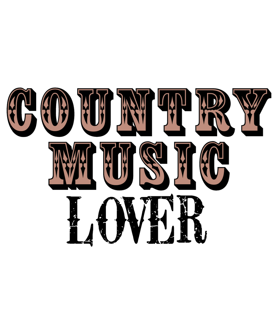Country Music Lover - Ready To Press DTF Transfers - Buy Bulk DTF