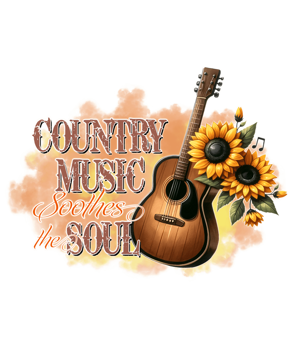 Country Music Soul - Ready To Press DTF Transfers - Buy Bulk DTF