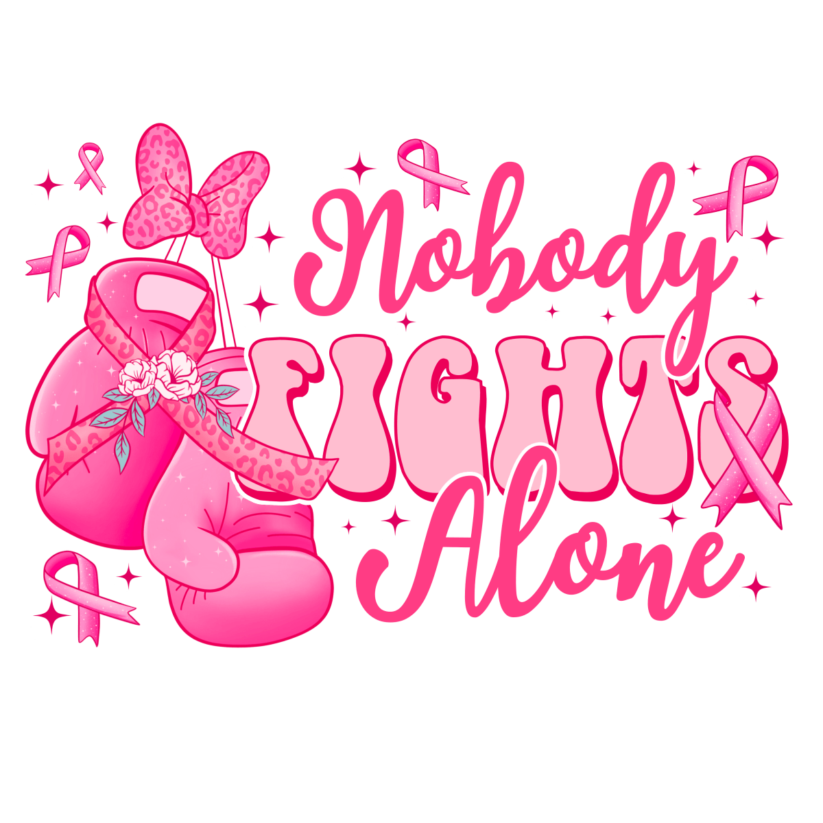 Courageous Bloom - Ready To Press DTF Transfers - Buy Bulk DTF