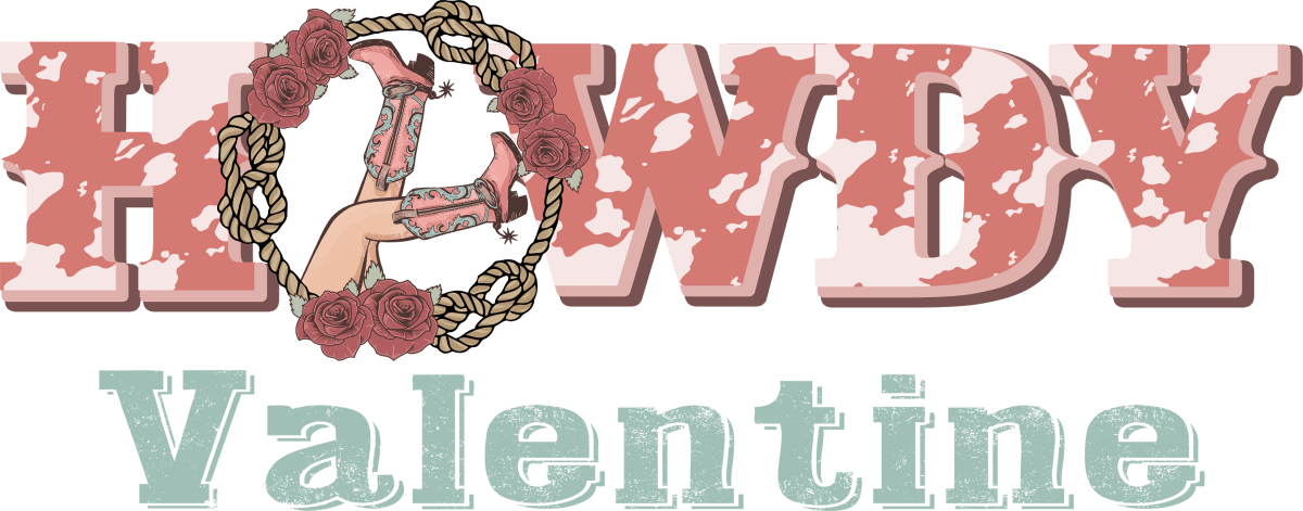 Cowgirl Boots Howdy Valentine Ready To Press DTF Transfer - Buy Bulk DTF