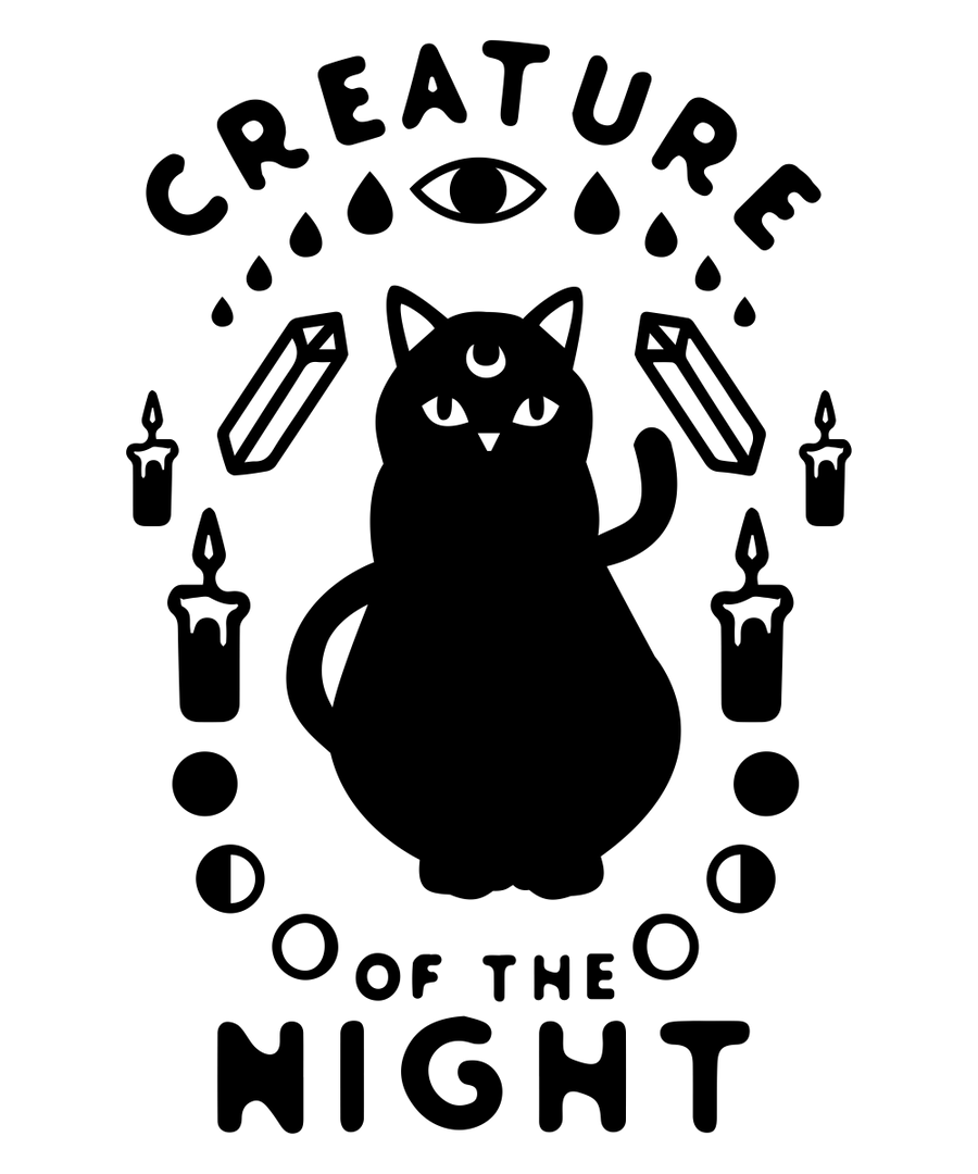 CREATURE OF THE NIGHT - Ready To Press DTF Transfer - Buy Bulk DTF