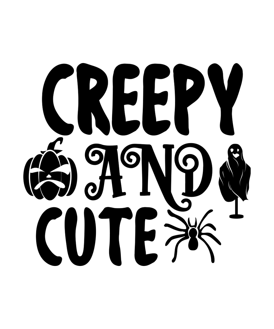 Creepy And Cute - 01 Ready To Press DTF Transfer - Buy Bulk DTF