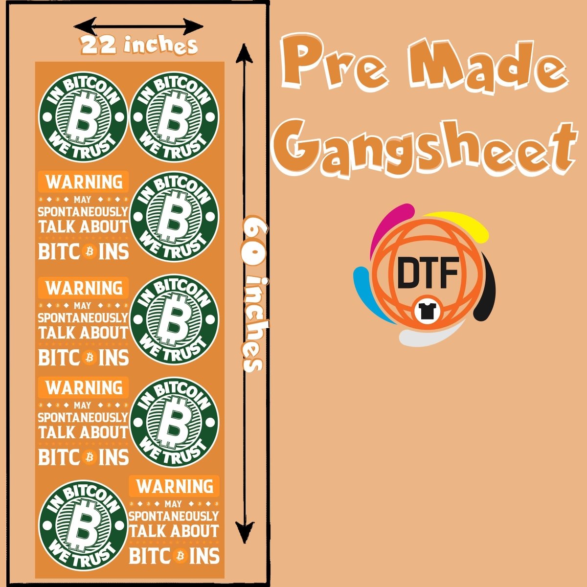 Crypto Kings Collective Premade DTF Gangsheet - Buy Bulk DTF
