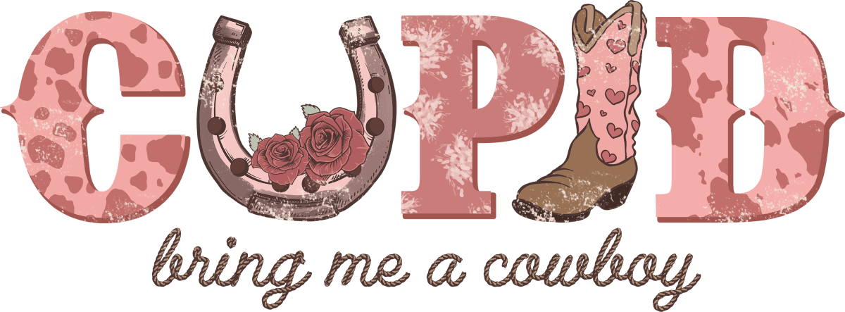 Cupid Bring Me a Cowboy Ready To Press DTF Transfer - Buy Bulk DTF