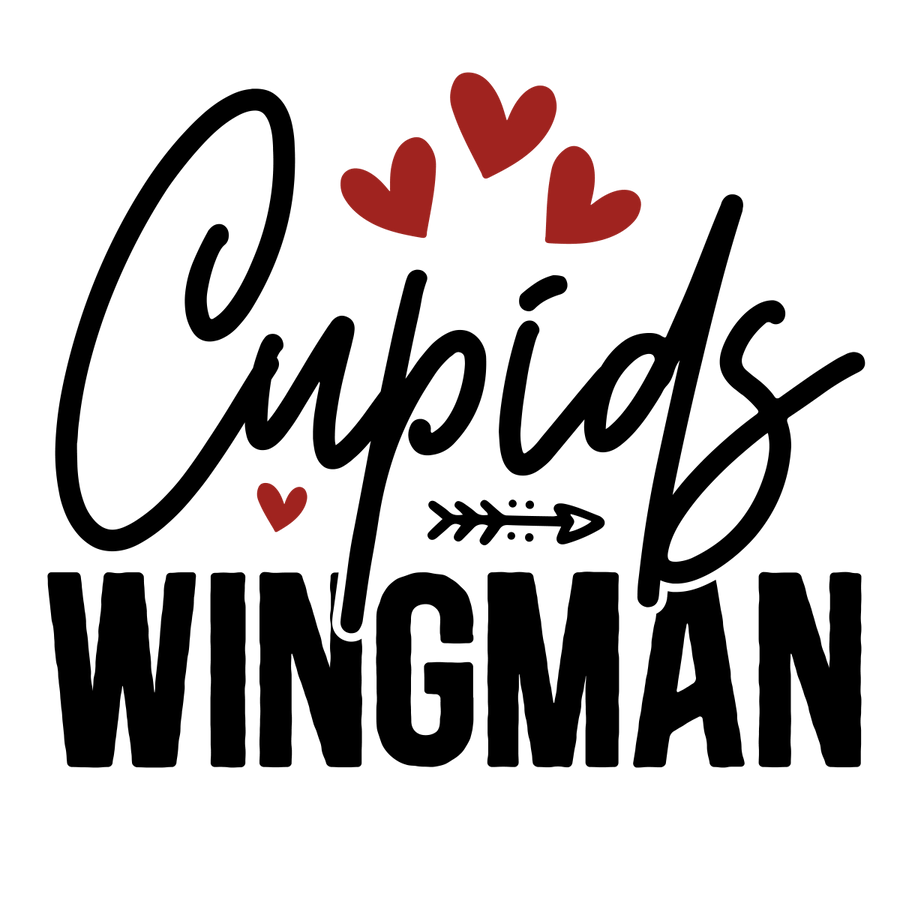 Cupids Wingman - 01 Ready To Press DTF Transfer - Buy Bulk DTF