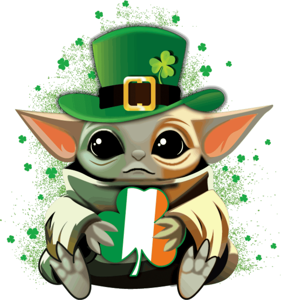 Cute Luck of the Irish Character Ready to Press DTF Transfer - Buy Bulk DTF