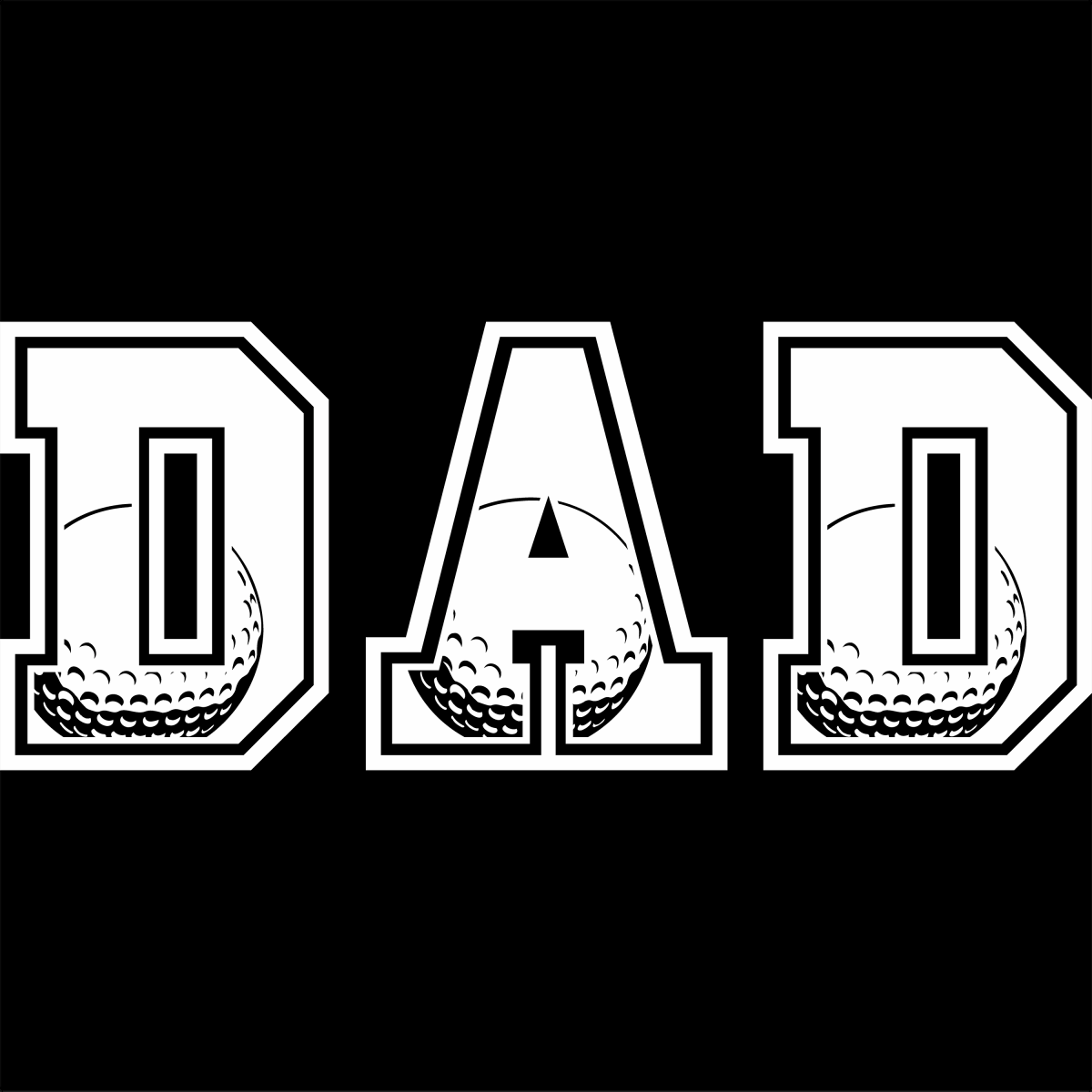 Dad white - Ready To Press DTF Transfer - Buy Bulk DTF