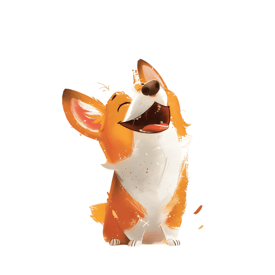 Dancing Corgi - Ready To Press DTF Transfers - Buy Bulk DTF