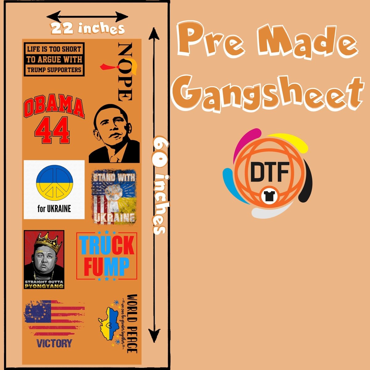 Debate Dynamics Set Premade DTF Gangsheet - Buy Bulk DTF