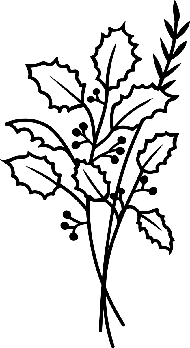 December Holly - Ready To Press DTF Transfers - Buy Bulk DTF