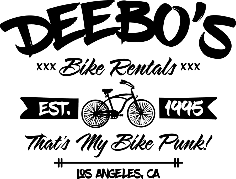 Deebos Bike Rental - Ready To Press DTF Transfer - Buy Bulk DTF