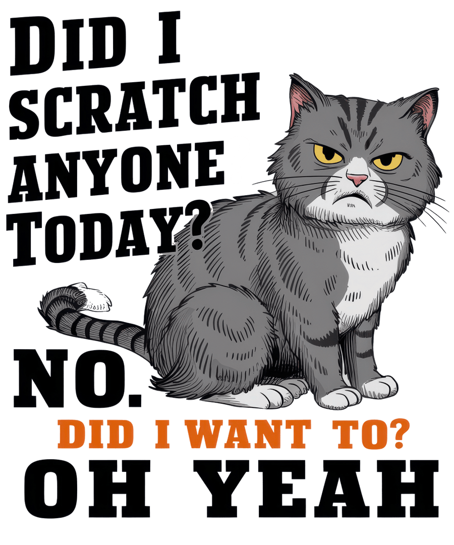 Did I Scratch Anyone Today 2 - Ready To Press DTF Transfers - Buy Bulk DTF