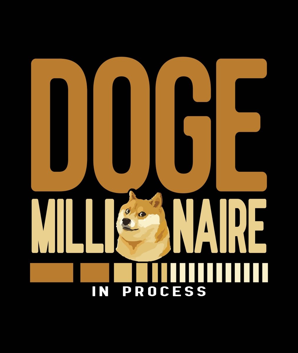 Doge Millionaire Ready To Press DTF Transfer - Buy Bulk DTF