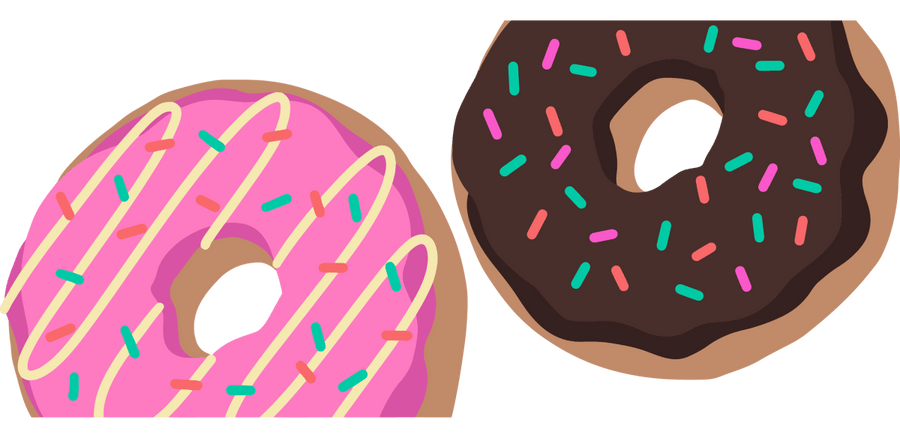 Donuts - UV DTF Libbey Glass Wrap - Buy Bulk DTF