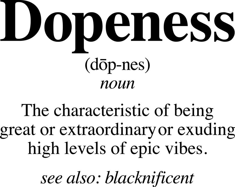 DOPENESS DEFINITION - Ready To Press DTF Transfer - Buy Bulk DTF