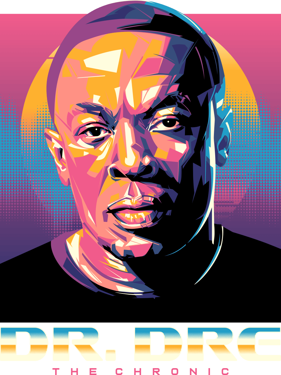 Dr Dre - The Chronic - Pop Art - Ready To Press DTF Transfers - Buy Bulk DTF