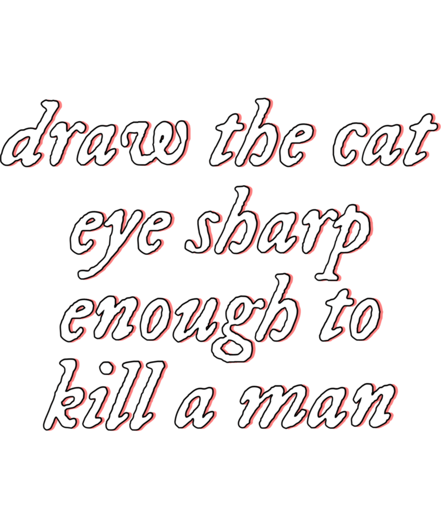 draw the cat eye - Ready To Press DTF Transfers - Buy Bulk DTF