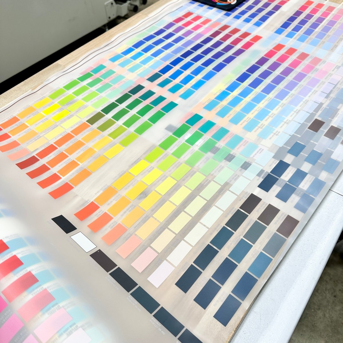 DTF Color Chart - 22x24" - Buy Bulk DTF