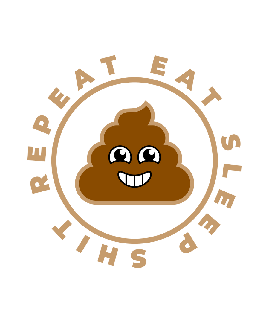 Eat Shit Sleep Repeat - Ready To Press DTF Transfer - Buy Bulk DTF